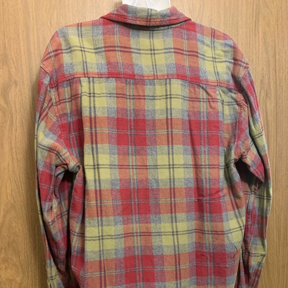 Old Navy Flannel Plaid Long Sleeves Blouse - Picture 3 of 5